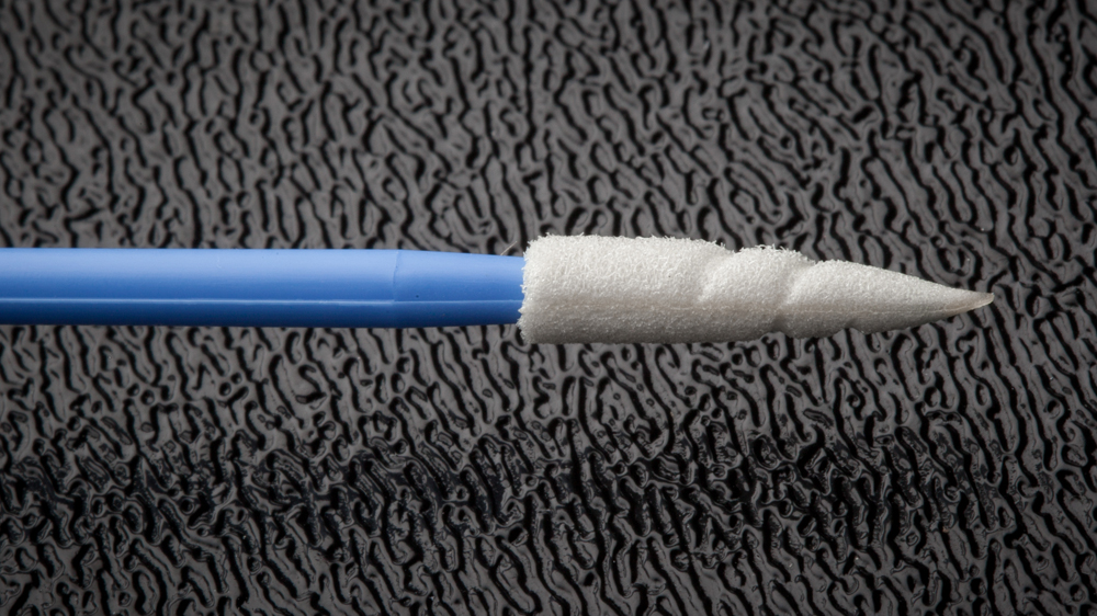 FoamTec HT1049-500 CleanWIPE Swab End Close Up